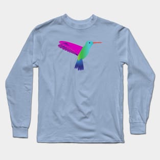 Colorful hummingbird Long Sleeve T-Shirt